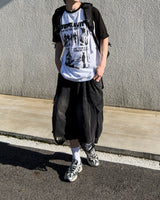 パンク ラグラン 半袖Tシャツ