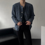 CR Monic Denim Round Tweed Jacket (2 colors)