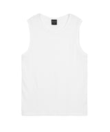Ribbed Cutout Sleeveless - White