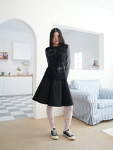NEEDLEWORK LONG SLEEVE T (BLACK)