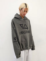 VENTIQUE Graphic Logo hoodie 2colors