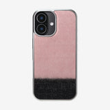 TWO - TONE MOHAIR EPOXY CASE - PINK