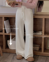 【MADE】ニットワイドパンツ