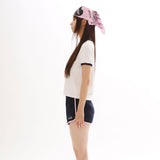 Good vibe only ringer tee_WHITE