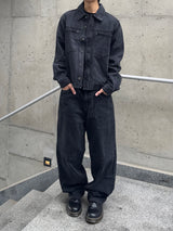 Dyeing Crop Trucker Jacket (No.851)