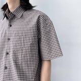 Relaxed Fine Check Shirt