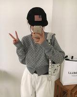 [ORIGINAL] Poky Dot Knit Cardigan