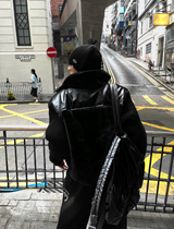 ファーレザーウィンターマスタング + ディープブラックニット