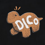 Dico Lil Dino リラックスボクシーTシャツ ブラック
