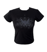 doodle hip crop T (2color)