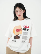 レッドランプbyドリーミングアティックオーバーフィットTシャツ