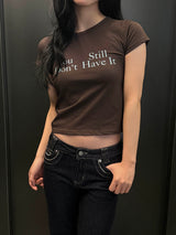 Ktich slim half t-shirts(3color)