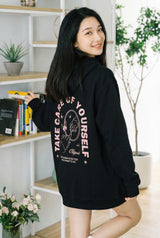 Self Love Club レッドヘビーウェイトピケ―フーディー 420g