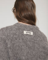 WOOL BRUSHED SWEATER [GRAY]