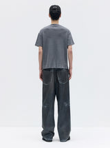 26SS★ STRIPE LAYERED HALF T