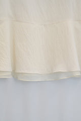 フレアラッフルドレス (Ivory)