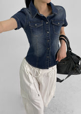 [MADE] Lefe Denim Short Sleeve Shirt