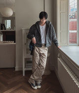 Rookie Mohair Cropped Hooded Jacket