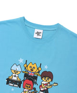 CAVISH X LELBO BROWN U.K TOUR SS TEE BLUE(CV2FMUT547C)