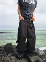 Lager Straight Non-Fade Denim Pants