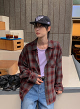 Posi Smooth Overfit Check Shirt
