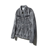[24SS LSD COLLECTION] Dirty Washed Cotton Jacket_Dusty Black