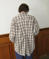 Autumn check shirt_beige