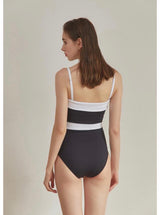Belted Swimsuit Black