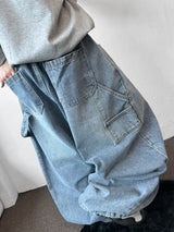 Catch Balloon Carpenter Basic Denim Pants 3color
