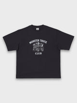 MONSTER TRUCK CLUB TEE - CHARCOAL