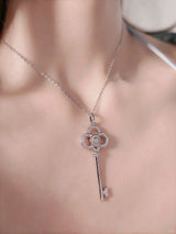 Diamond key necklace not to be missed