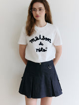 CARGO MINI SKIRT BLUE