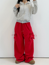ワッフルパターンフードジップアップ / 2WAY🧇 - 2 COLORS