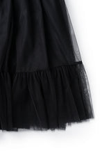 Tulle midi skirt_black