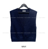 [U-BAISC] Jay Over V-neck Knit Vest
