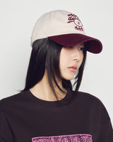 26SS オーセンティック ブラウン ツートン ラインフレンズ ボールキャップ