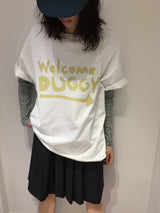 【即日発送】YWD ウェルカムTシャツ_アイボリー (1color)