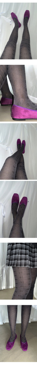 MAPLE ARGYLE COTTON STOCKING (3COLORS!)