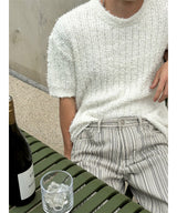 [Unisex] Summer boucle half knit(4color)
