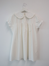 pleats collar mini dress 