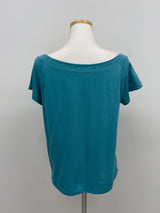 Lena Boat Neck Short Sleeve T-Shirt