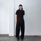 Pleated Tapered Balloon Pants
