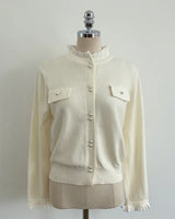 Coten Pearl Frill Knit Cardigan