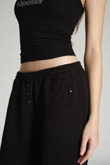 K essential jogger pants, Black