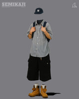 MU Pocket Check 1/2 Shirt