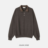 Celine Double Collar Knit (3 Colors)