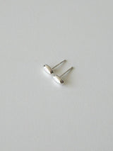 [925 Silver] Grain Earrings (Silver)