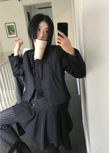 ドレープラップミニスカート