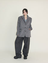 Winter Alpaca Formal Single Jacket (Wool Jacket) (Lining 2 Ounces)