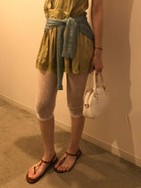 Dear. Antique Satin Lace Slip Mini Dress